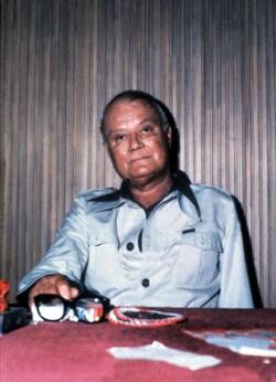 WALTER REDER maggiore delle SS MANDANTE DELLA STRAGE DI MARZABOTTO NEL1944 NEL 1984 IN PRIGIONE