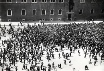 FASCISMO 1939 ADUNATA PIAZZA VENEZIA