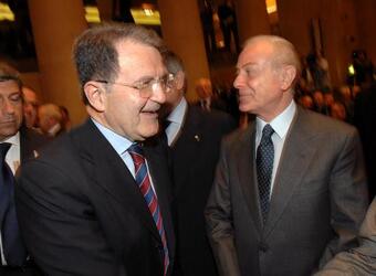 ROMANO PRODI POLITICO GIANNI LETTA
