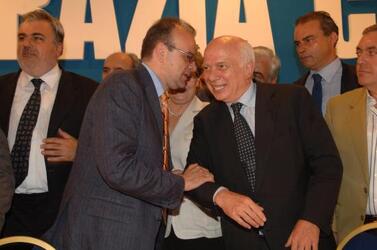 MAURO CUTRUFO POLITICO DC GIANFRANCO ROTONDI POLITICO DC PAOLO CIRINO POMICINO POLITICO DC