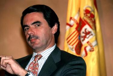JOSE MARIA AZNAR PRIMO MINISTRO SPAGNOLO