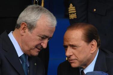 SILVIO BERLUSCONI POLITICO FI PRESIDENTE CONSIGLIO MINISTRI ANTONIO MARTINO POLITICO FI