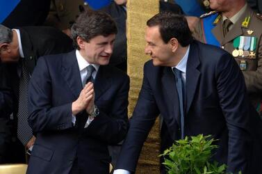 MARIO BACCINI POLITICO GIANNI ALEMANNO POLITICO AN