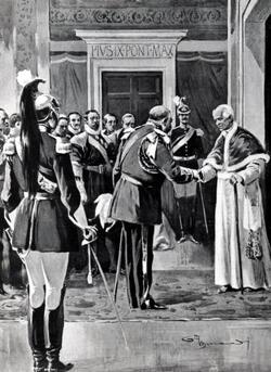 PAPA LEONE XIII TREDICESIMO PONTEFICE RE EDOARDO VII SETTIMO