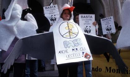 MANIFESTAZIONE CONTRO LA CACCIA
