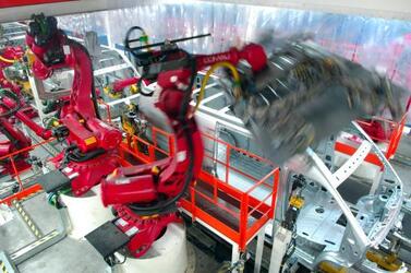 STABILIMENTO SEVEL FIAT VAL DI SANGRO INDUSTRIA ROBOT CATENA DI MONTAGGIO