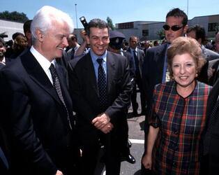 GIANCARLO CASELLI MAGISTRATO CON AGNESE BORSELLINO VEDOVA DEL MAGISTRATO PAOLO