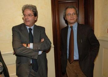 paolo GENTILONI ENRICO MENTANA