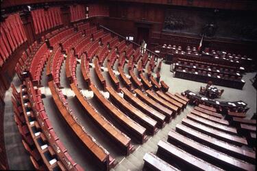 AULA DI MONTECITORIO SEDE DELLA CAMERA DEI DEPUTATI PARLAMENTO