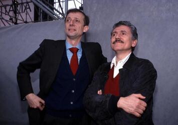 PIERO FASSINO CON MASSIMO D ALEMA ALLA MANIFESTAZIONE NAZIONALE DELL ULIVO