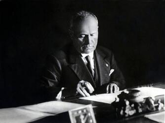 Benito Mussolini a Palazzo Venezia