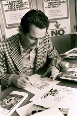 GINO GALLI DETTO GAL UFFICIO PROPAGANDA PCI PARTITO COMUNISTA