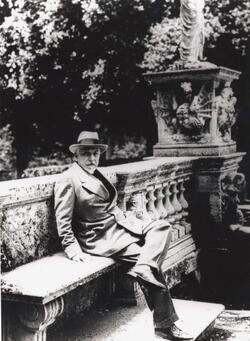 luigi pirandello SCRITTORE 1934 VILLA BORGHESE