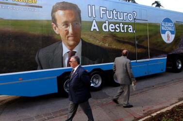 GIANFRANCO FINI POLITICO AN TIR