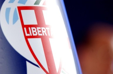 PARTITO POLITICO UDC UNIONE DI CENTRO SIMBOLO BANDIERE