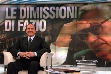 ANTONIO FAZIO SILVIO BERLUSCONI PRESIDENTE DEL CONSIGLIO