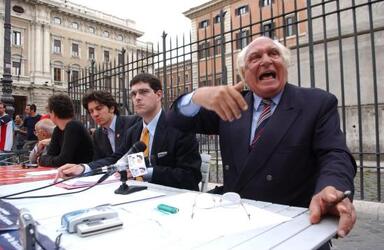 MARCO PANNELLA POLITICO DANIELE CAPEZZONE REFERENDUM FECONDAZIONE ASSISTITA