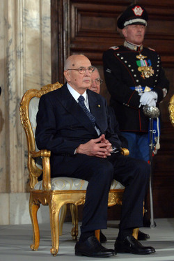 GIORGIO NAPOLITANO PRESIDENTE GIURAMENTO