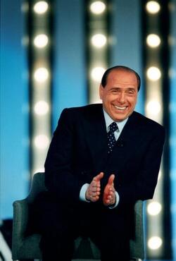 SILVIO BERLUSCONI OSPITE NELLA TRASMISSIONE COSTANZO SHOW