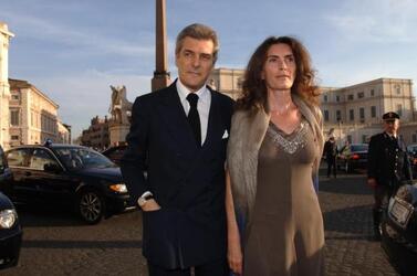 ALAIN ELKANN GIORNALISTA CON LA MOGLIE ROSI GRECO