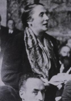 DOLORES IBARRURI PRESIDENTE DEL PARTITO COMUNISTA SPAGNOLO LA PASIONARIA 1936 DURANTE LA GUERRA CIVILE SPAGNOLA