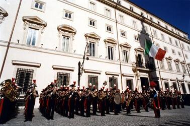 PALAZZO CHIGI CARABINIERI BANDA MUSICALE