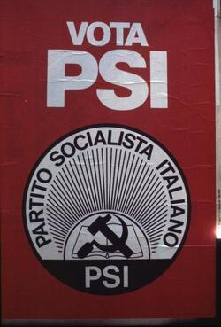 MANIFESTI ELETTORALI PARTITO SOCIALISTA ITALIANO PSI ANNI 70