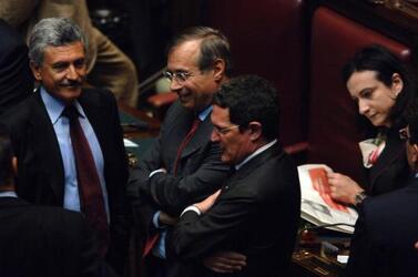 MASSIMO D ALEMA POLITICO DS PIETRO MARCENARO PIETRO FOLENA VLADIMIR LUXURIA POLITICO