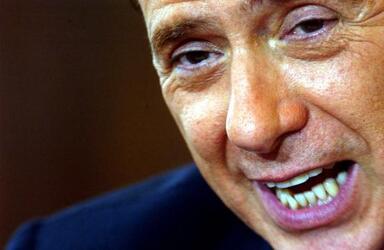 il Presidente del consiglio italiano SILVIO BERLUSCONI PRIMO PIANO