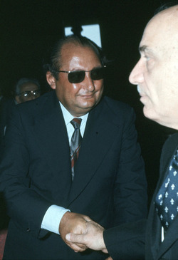 Fiorentino Sullo politico dc amintore Fanfani politico dc