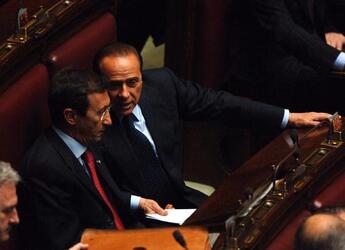 GIANFRANCO FINI AN SILVIO BERLUSCONI FI