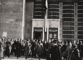 BENITO MUSSOLINI INAUGURAZIONE LITTORIA LATINA 1932