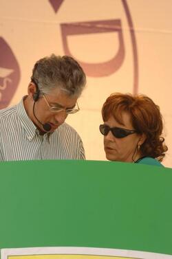 UMBERTO BOSSI POLITICO con la moglie manuela