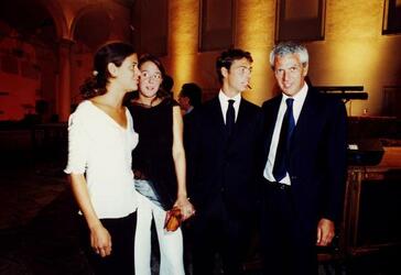 MARCO TRONCHETTI PROVERA INDUSTRIALE CON I SUOI FIGLI