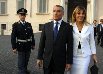 PIERO MARRAZZO POLITICO CON MOGLIE ROBERTA SERDOZ