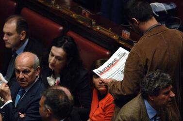 FAUSTO BERTINOTTI POLITICO 
 VLADIMIR LUXURIA FRANCESCO CARUSO