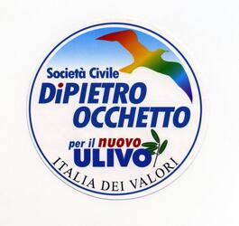 SOCIETA CIVILE DI PIETRO OCCHETTO ITALIA DEI VALORI SIMBOLO