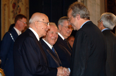 GIORGIO NAPOLITANO PRESIDENTE GIURAMENTO WALTER VELTRONI