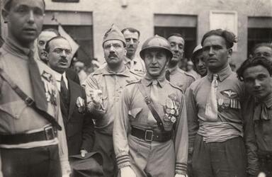 FASCISMO 1922 NAZIONALISTI RAFFAELL PAOLUCCI CAMICIE AZZURRE