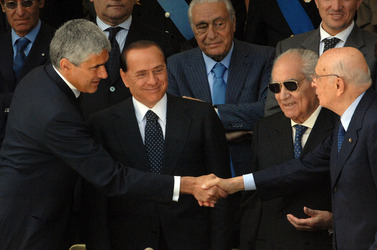 PIERFERDINANDO CASINI SILVIO BERLUSCONI EMILIO COLOMBO GIORGIO NAPOLITANO PIERFERDINANDO CASINI SILVIO BERLUSCONI EMILIO COLOMBO GIORGIO NAPOLITANO