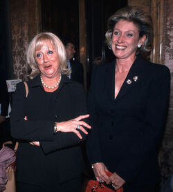 SIGNORA GERONZI CON LA MOGLIE DI MARTINO Giuliana Iozzi Geronzi