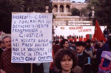 Stragi Andreotti forlani Craxi Manifestazioni