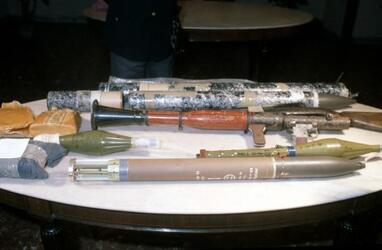 ARMI TROVATE NEL COVO DELLE BRIGATE ROSSE GIOVANNI SENZANI