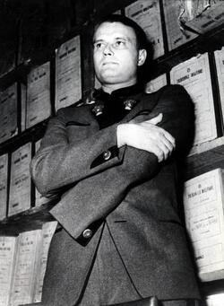 WALTER REDER maggiore delle SS MANDANTE DELLA STRAGE DI MARZABOTTO NEL1944 NEL 1948