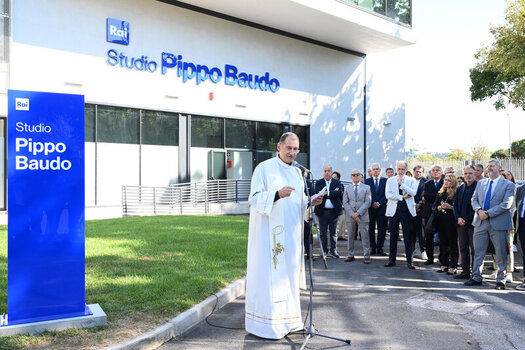 Ceremony To Name The New Television Studio After Pippo Baudo Ceremony To Name The New Television Studio After Pippo Baudo
