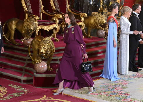 The King and Queen are hosting a gala dinner at the Royal Palace in honour of the President of the French Republic Emmanuel Macron and his wife Brigitte Macron