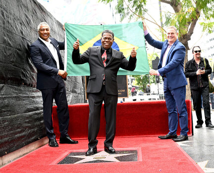 Brazilian Percusionist Paulinho Da Costa Honored With A Star On The Hollywood Walk Of Fame In California USA 13 MAY 2026.