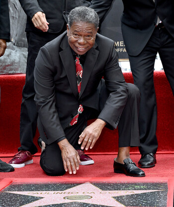 Brazilian Percusionist Paulinho Da Costa Honored With A Star On The Hollywood Walk Of Fame In California USA 13 MAY 2026.
