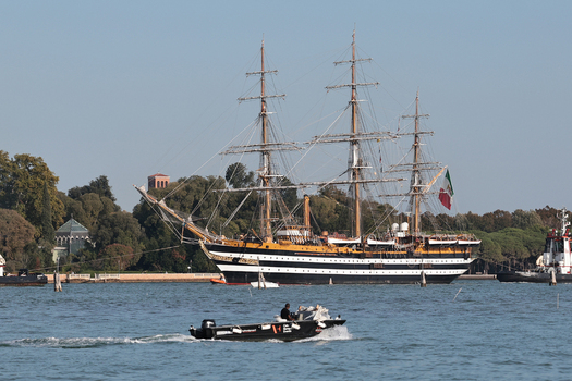 Venice VE Arrival Of The Amerigo Vespucci Venice VE Arrival Of The Amerigo Vespucci
