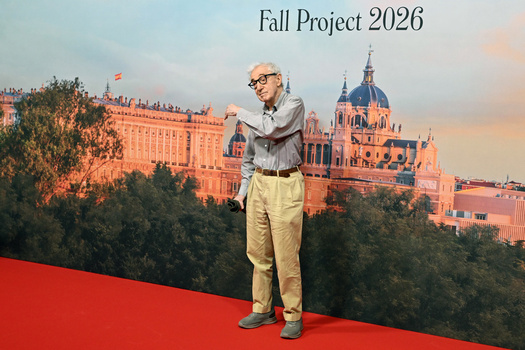 Woody Allen presents the filming of his film in Madrid